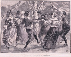Feste del Primo Maggio al tempo di Carlo II da Gordon Frederick Browne